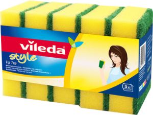 Vileda Tip Top houbička na nádobí, 5 ks