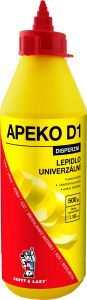 APEKO D1 lepidlo na dřevo, papír, kůži s aplikátorem, 500 g