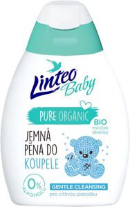 Linteo Baby Pure Organic jemná pěna do koupele, 250 ml