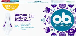 O.B. ExtraProtect Normal tampony, 16 ks