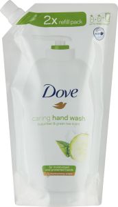 Dove tekuté mýdlo Okurka a Zelený čaj, náplň, 500 ml