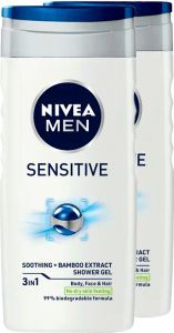 Nivea Men Sensitive Duo sprchový gel, 500 ml