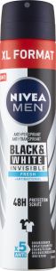 Nivea Men Black & White Invisible Fresh pánský antiperspirant, 200 ml