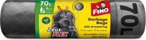 Fino Zeus Flex pytle na odpad, zatahovací, 35 µ, 55 × 85 cm, 70 l, 8 ks