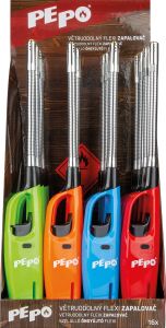 PE-PO větruodolný flexi zapalovač