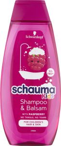 Schauma šampon a balzám Kids s extraktem z maliny, 400 ml