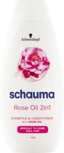 Schauma šampon a kondicionér 2v1 Rose Oil, 400 ml