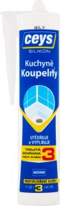 Ceys Kuchyně a koupelny silikon, bílý, 280 ml