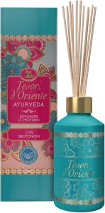 Tesori d'Oriente Ayurveda aroma difuzér s ratanovými tyčinkami, 200 ml