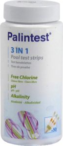 Probazen Palintest testovací proužky do bazénu 3v1, 50 ks