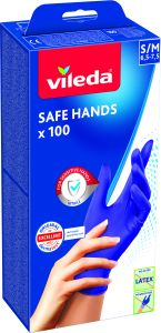 Vileda Simple jednorázové rukavice, S/M, 100 ks