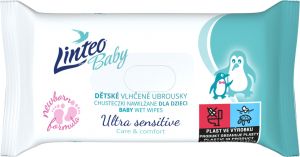 Linteo Baby vlhčené ubrousky Ultra Sensitive, 64 ks