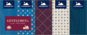 Harmony Gentlemans Parfum 3vrstvé papírové kapesníčky, 10× 10 ks