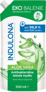 Indulona antibakteriální tekuté mýdlo Aloe Vera náplň, 500 ml