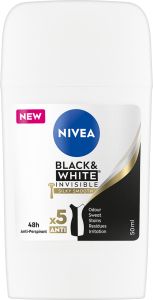 Nivea antiperspirant Black & White Silky Smooth, 50 ml