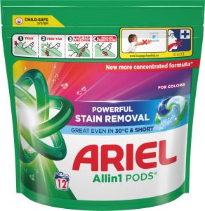 ARIEL TABLETY 12 DÁVEK COLOR SÁČEK