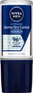 Nivea Men Derma Dry Control kuličkový antiperspirant, 50 ml