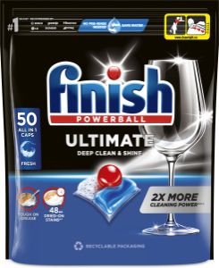 Finish tablety do myčky Ultimate All in 1, 50 ks