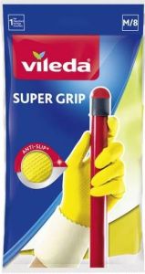 Vileda Supergrip gumové rukavice, protiskluzové, M