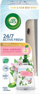 Air Wick Active Fresh automatický difuzér vodní báze a náplň jasmínové květy, 1+228 ml