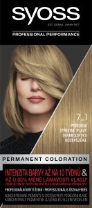Syoss barva na vlasy, 7-1 Přírodní středně plavý