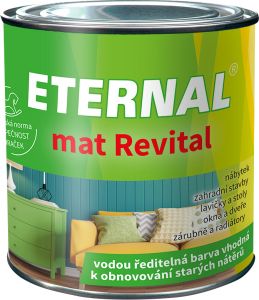 Eternal mat Revital barva k obnovování starých nátěrů, RAL 1019 Šedobéžová, 350 g