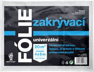 BALTOOL univerzální zakrývací fólie, 12 µ, 20 m², 4 × 5 m