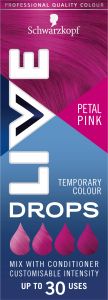 Schwarzkopf Live Drops Růžový květ barvicí kapky na vlasy, 30 ml