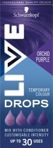 Schwarzkopf Live Drops Fialová orchidej barvicí kapky na vlasy, 30 ml