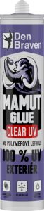 Den Braven Mamut Glue Clear 100 %  UV Exteriér transparentní lepidlo, 290 ml