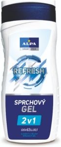 Alpa Sport Star Refresh 2v1 osvěžující sprchový a vlasový gel s vůní mentholu 300 ml