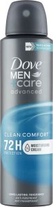 Dove Men+Care Advanced Clean Comfort antiperspirant sprej, 150 ml