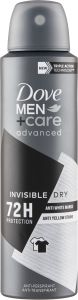 Dove Men+Care Advanced Invisible Dry Antiperspirant sprej, 150 ml