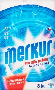Merkur prací prášek bílá síla, 3 kg