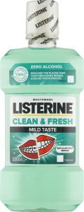 Listerine ústní voda Clean & Fresh Mild Taste, 500 ml