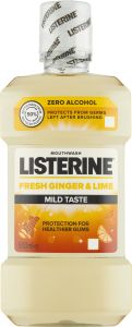 Listerine ústní voda Fresh Ginger & Lime Mild Taste, 500 ml