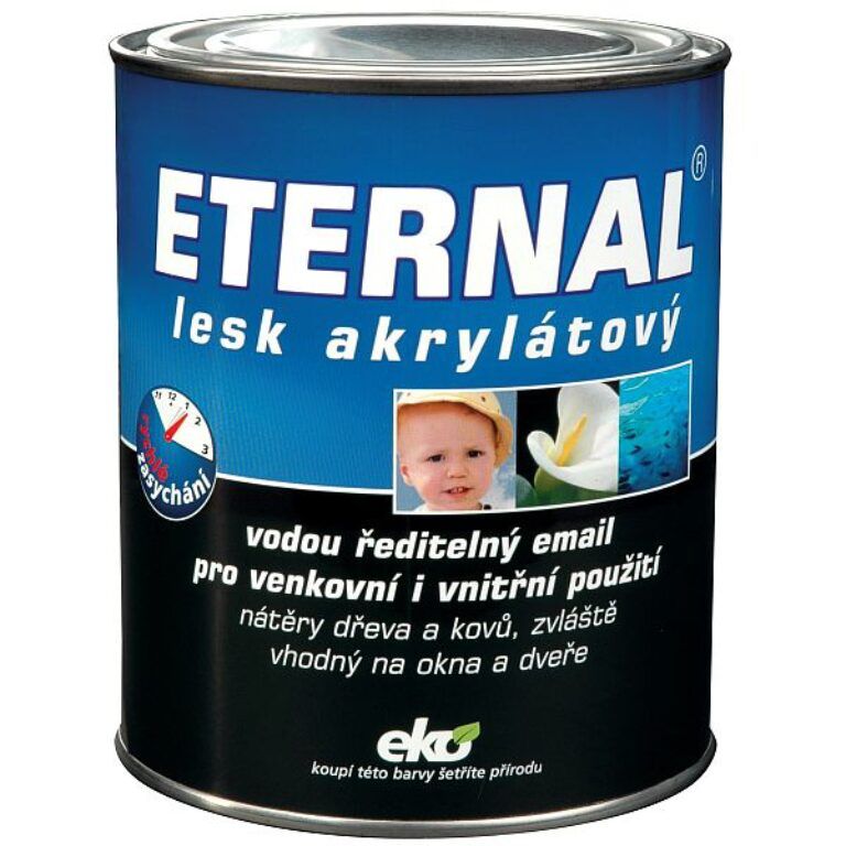 Eternal lesk akrylátový 0,7kg černá RAL 9005                          