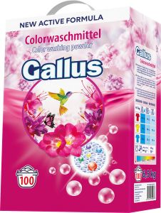Gallus prací prášek Color, 100 dávek, 6,5 kg