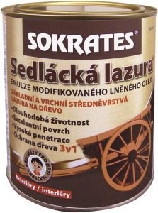 Sokrates Sedlácká lazura na dřevo, hemlock 0,7 kg