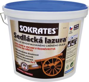 Sokrates Sedlácká lazura na dřevo, čirá báze 4 kg