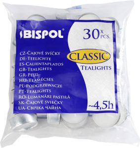 Aura čajová svíčka, 30 ks