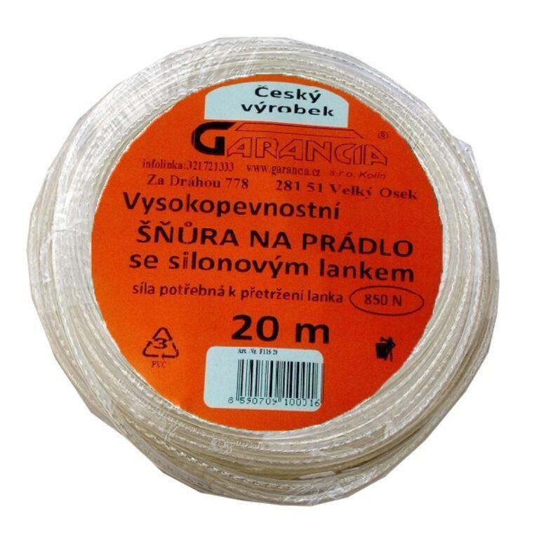 prádelní šňůra silonové lanko 20m                          