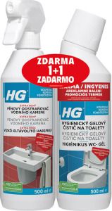 HG PĚN.ČIS.VOD.KAM. 500ML + HG HYGIENICKÝ GEL NA TOALETY 500ML ZDARMA