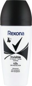 Rexona Invisible Black & White kuličkový antiperspirant 50ml