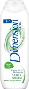 Dimension by LUX 2v1 šampón a balzám na mastné vlasy, 250 ml