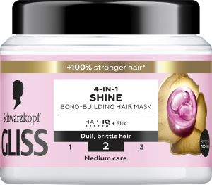 Schwarzkopf Gliss Liquid Silk vlasová maska 4v1 pro lesk vlasů, 400 ml
