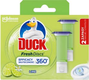 Duck WC blok Fresh Discs Limetka, 2× 36 ml