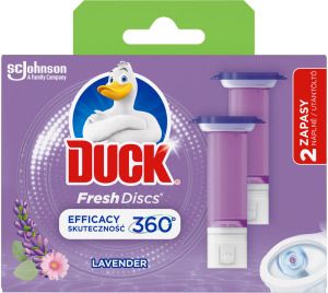 Duck WC blok Fresh Discs Levandule, 2× 36 ml