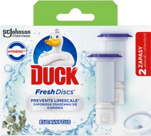 Duck WC blok Fresh Discs Eucalyptus, 2× 36 ml