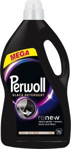 Perwoll prací gel Renew Black na černé a tmavé, 75 praní, 3750 ml
